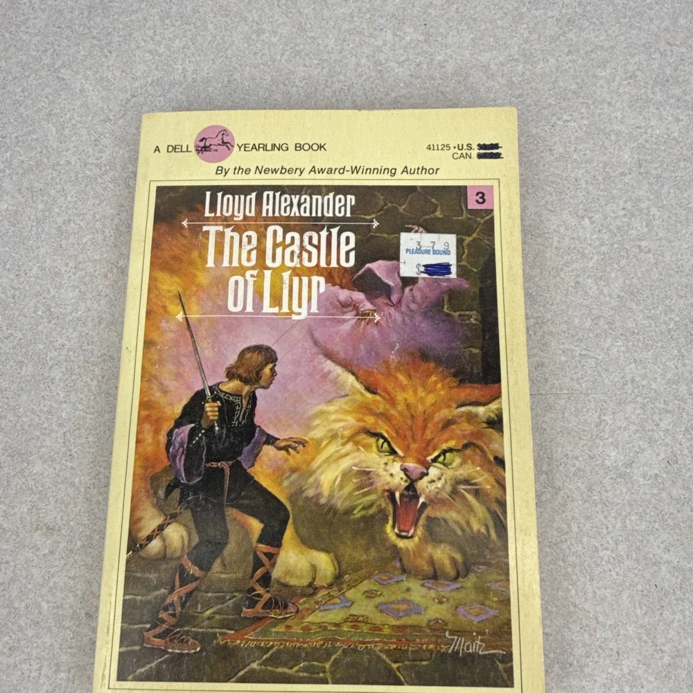 Vitnage PRYDAIN CHRONICLES Lloyd Alexander 1970s yellow Vol.‎ 1-4